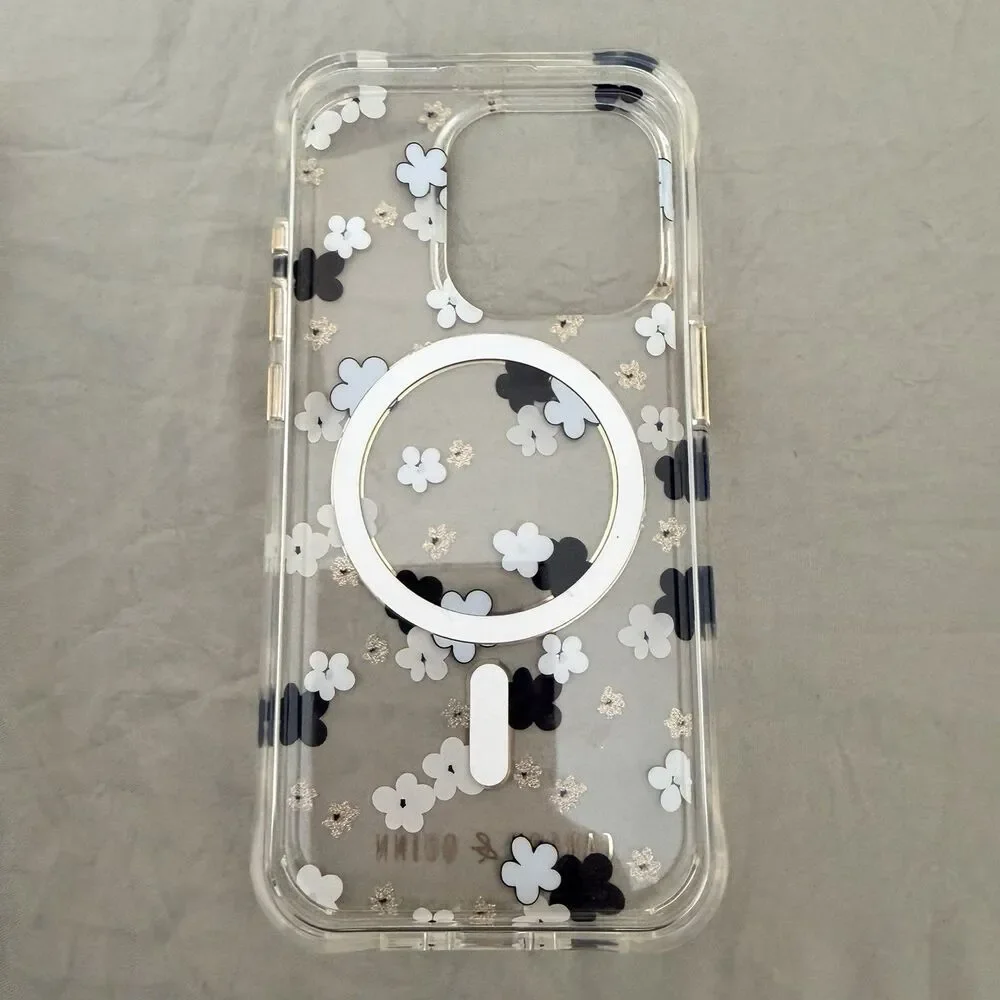 CARSON AND QUINN CQ MAGNETIC CASE FOR APPLE IPHONE 15 PRO CLASSIC DAISY NEW